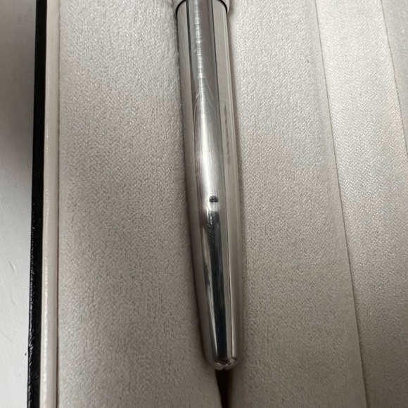 Montblanc Solitaire Carbon Steel Classique No 163 Rollerball Fineliner ID 5833 - Picture 10 of 16